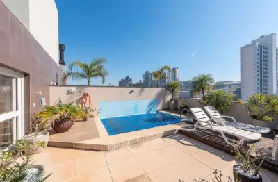 Cobertura com 3 quartos para alugar na travessa fonte da saúde, 47, rio branco, porto alegre por r$ 16.900