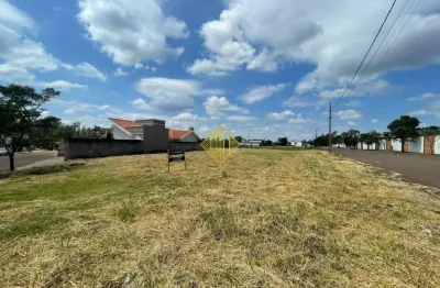 Lote à venda, de esquina, próximo ao lago novo, vila industrial - toledo/pr