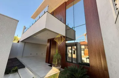 Belíssimo sobrado de alto padrão com 3 suítes e 5 vagas no cancelli cascavel pr