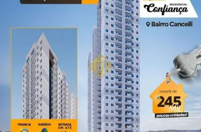 Apartamento à venda, 2 quartos, 1 suíte, cancelli - cascavel/pr