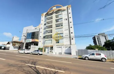 Apartamento à venda, 2 quartos, 1 suíte, 2 vagas, centro - cascavel/pr