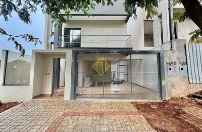 Sobrado à venda, 3 quartos, 3 suítes, 2 vagas, cancelli - cascavel/pr