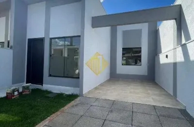 ** casa com suíte e 01 quarto no jardim bressan - toledo - pr **