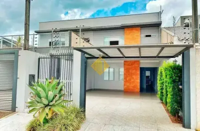 Sobrado à venda, 2 quartos, 1 suíte, 2 vagas, jardim gisela - toledo/pr