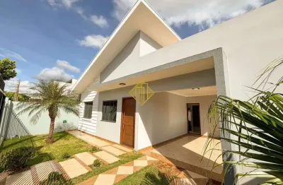 Casa térrea com ampla área de festas - jardim pancera - toledo/pr