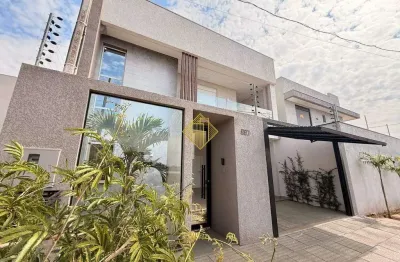 Sobrado à venda, 3 suítes, 2 vagas cobertas, tropical iii - cascavel/pr