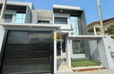 Sobrado à venda, 1 suíte e 2 quartos, jardim pancera - toledo/pr