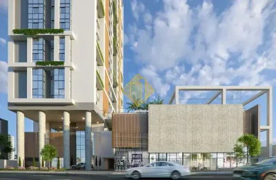 Apartamento à venda, 1 quarto, 1 suíte, 1 vaga, centro - cascavel/pr