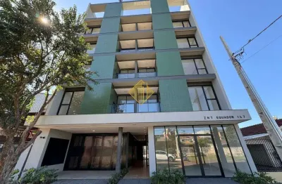 Apartamento com 1 suíte e 1 quarto, no jardim gisela, toledo - pr