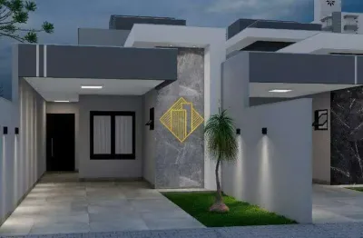 *casa com suite e 02 quartos, pé direito alto, excelente acabamento - jd são francisco - toledo-pr+