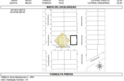 Lote esquina 365 m2 avenida adao geiss vila becker loteamento iaschombeck proximo puc e utfpr toledo pr