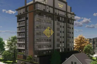 Apartamento à venda, 1 suíte + 1 quarto, próximo ao lago, vila industrial - toledo/pr