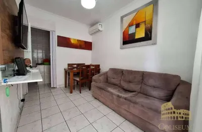 Apartamento com 1 dormitório à venda, 35 m² por r$ 255.000,00 - canto do forte - praia grande/sp