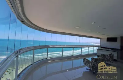 Apartamento com 3 dormitórios para alugar, 200 m² por R$ 17.000,00/mês - Canto do Forte - Praia Grande/SP