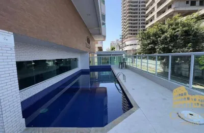 Apartamento com 2 dormitórios à venda, 60 m² por R$ 450.000,00 - Vila Guilhermina - Praia Grande/SP
