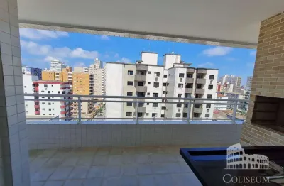 Apartamento com 3 dormitórios à venda, 139 m² por R$ 1.464.666,20 - Canto do Forte - Praia Grande/SP