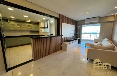 Apartamento com 3 dormitórios à venda, 148 m² por R$ 1.790.000 - Vila Guilhermina - Praia Grande/SP