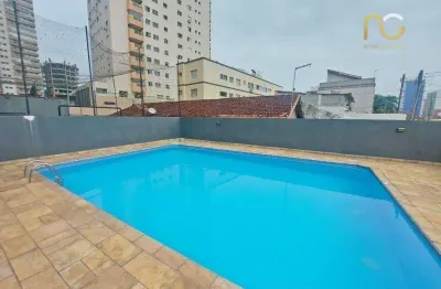 Apartamento com 1 dormitório à venda, 67 m² por r$ 300.000,00 - aviação - praia grande/sp