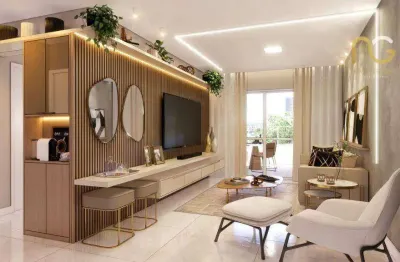 Apartamento com 3 dormitórios à venda, 104 m² por r$ 1.000.377,92 - aviação - praia grande/sp