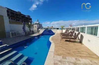 Apartamento com 1 dormitório à venda, 56 m² por r$ 420.000,00 - vila guilhermina - praia grande/sp