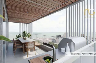 Apartamento com 3 dormitórios à venda, 150 m² por r$ 1.827.129,15 - boqueirão - praia grande/sp