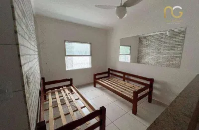 Kitnet com 1 dormitório à venda, 32 m² por r$ 185.000,00 - boqueirão - praia grande/sp