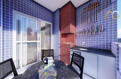 Apartamento com 2 dormitórios à venda, 66 m² por r$ 500.630,00 - vila guilhermina - praia grande/sp