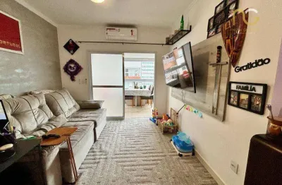Apartamento com 2 dormitórios à venda, 64 m² por r$ 530.000,00 - vila guilhermina - praia grande/sp