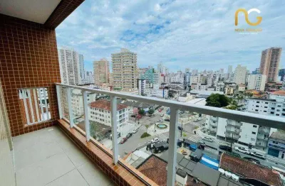 Flat com 1 dormitório à venda, 37 m² por r$ 277.000,00 - boqueirão - praia grande/sp