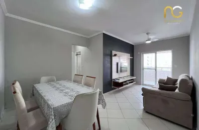Apartamento com 2 dormitórios à venda, 73 m² por r$ 420.000,00 - vila guilhermina - praia grande/sp
