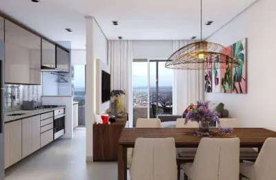 Apartamento com 1 dormitório à venda, 42 m² por R$ 389.000,00 - Vila Guilhermina - Praia Grande/SP