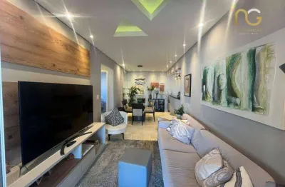 Apartamento com 2 dormitórios à venda, 92 m² por r$ 739.000,00 - aviação - praia grande/sp