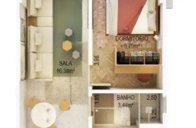 Apartamento com 1 dormitório à venda, 54 m² por r$ 474.626,25 - canto do forte - praia grande/sp