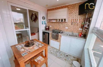 Apartamento com 2 dormitórios à venda, 83 m² por r$ 680.000,00 - boqueirão - praia grande/sp