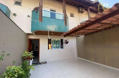 Sobrado com 2 dormitórios à venda, 90 m² por r$ 570.000,00 - balneário pires - praia grande/sp