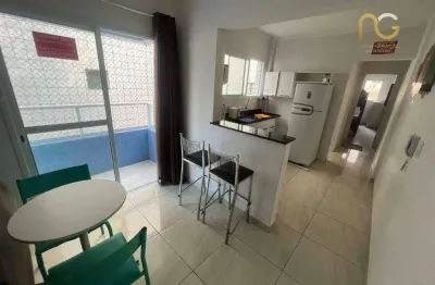 Apartamento com 1 dormitório à venda, 44 m² por r$ 305.000,00 - aviação - praia grande/sp