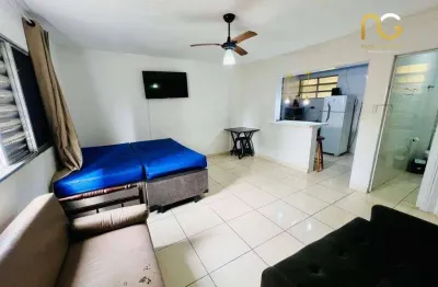 Kitnet com 1 dormitório à venda, 30 m² por r$ 228.000,00 - vila guilhermina - praia grande/sp