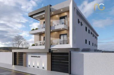 Sobrado triplex 02 dormitorios 02 suites 1 vaga de garagem - canto do forte/praia grande-sp