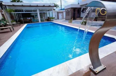 Sobrado com 8 dormitórios à venda, 500 m² por r$ 3.500.000,00 - balneário flórida - praia grande/sp