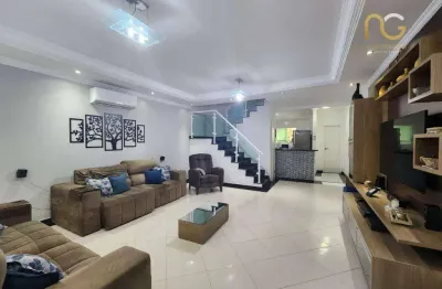 Sobrado com 3 dormitórios à venda, 121 m² por r$ 630.000,00 - balneário pires - praia grande/sp