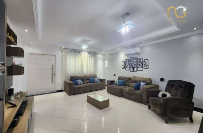 Sobrado com 3 dormitórios à venda, 121 m² por r$ 630.000,00 - balneário pires - praia grande/sp