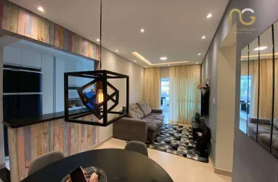 Apartamento com 2 dormitórios à venda, 80 m² por r$ 430.000,00 - vilamar - praia grande/sp
