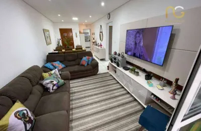 Apartamento com 3 dormitórios à venda, 106 m² por r$ 699.000,00 - tupi - praia grande/sp