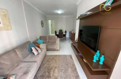 Apartamento com 3 dormitórios à venda, 93 m² por r$ 485.000,00 - tupi - praia grande/sp