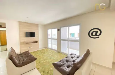 Apartamento com 2 dormitórios à venda, 102 m² por r$ 750.000,00 - tupi - praia grande/sp