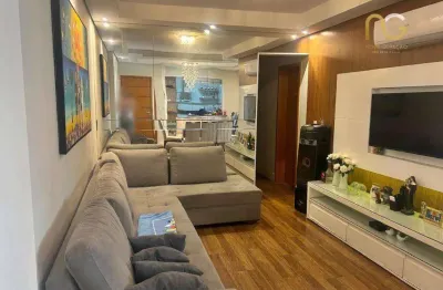 Apartamento com 3 dormitórios à venda, 138 m² por r$ 1.300.000,00 - vila guilhermina - praia grande/sp