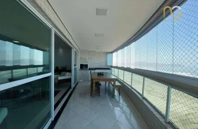 Apartamento alto padrão - 03 dormitorios 03 suites - frente mar - bairro aviação/praia grande-sp