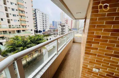 Apartamento com 2 dormitórios à venda, 93 m² por r$ 530.000,00 - aviação - praia grande/sp