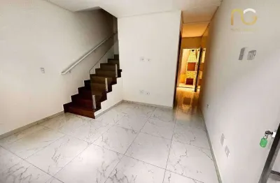 Casa com 2 dormitórios à venda, 53 m² por r$ 430.000,00 - vila assunção - praia grande/sp