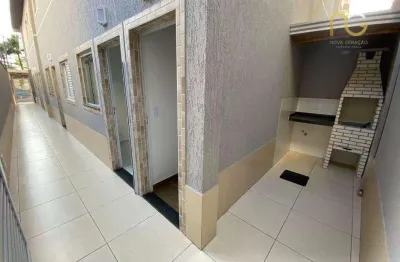 Casa com 2 dormitórios à venda, 45 m² por r$ 368.000,00 - vila assunção - praia grande/sp
